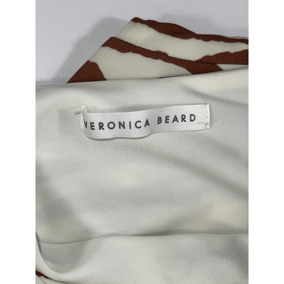 Veronica Beard Azoia Tie Front Bikini Bottoms and Dyer Tiger Stripe Bikini Top - Picture 11 of 12